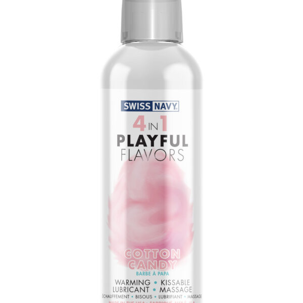 Swiss Navy 4-in-1 Playful Flavors - Cotton Candy 4 Oz