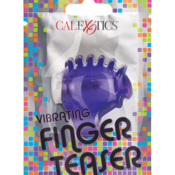 Foil Pack Vibrating Finger Teaser - Purple
