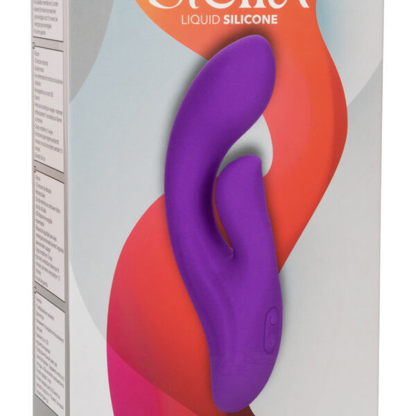 Stella Liquid Silicone Dual Pleaser - Purple
