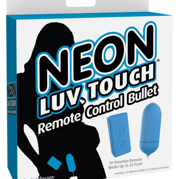 Neon Luv Touch Remote Control Bullet - Blue
