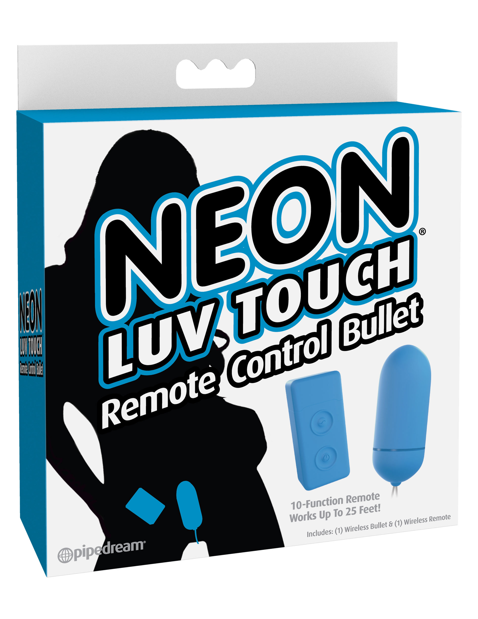 Neon Luv Touch Remote Control Bullet - Blue
