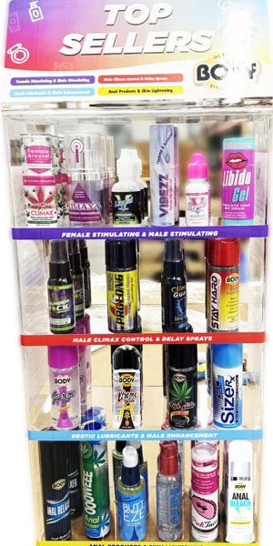 Body Action Top Sellers Countertop 60pc - Display