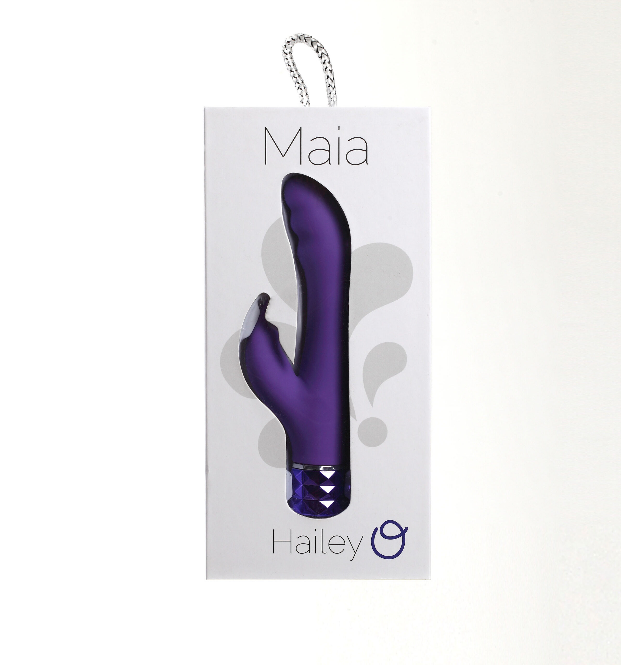 Hailey 10-Function Vibrating Rechargeable Dual Vibe - Purple