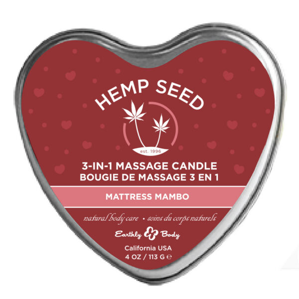 Hemp Seed 3-in-1 Massage Candle - Mattress Mambo  Mattress Mambo - 4oz