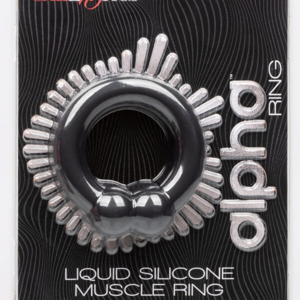 Alpha Liquid Silicone Muscle Ring - Black