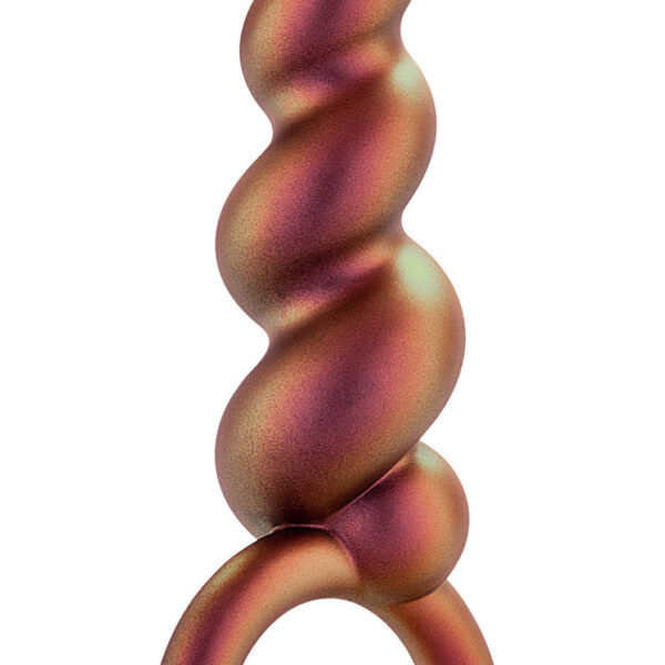 Anal Adventures Matrix - Spiral Loop Plug - Copper