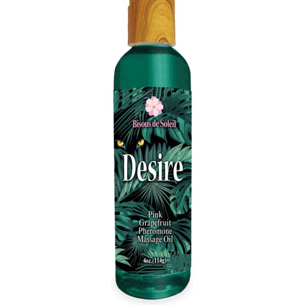 Desire Pheromone Massage Oil 4 Oz - Pink Grapefruit