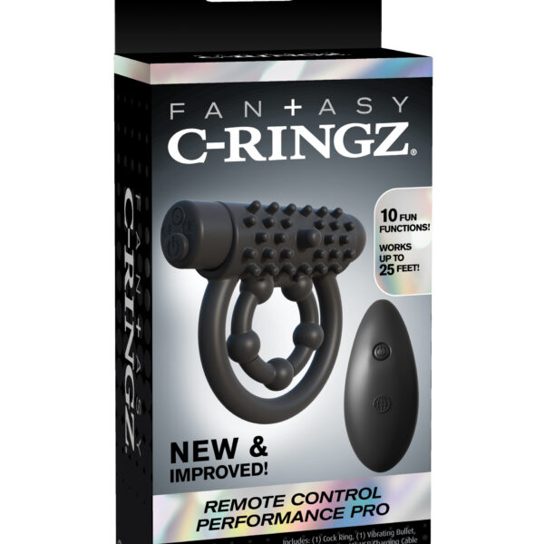Fantasy C-Ringz Remote Control Performance Pro - Black