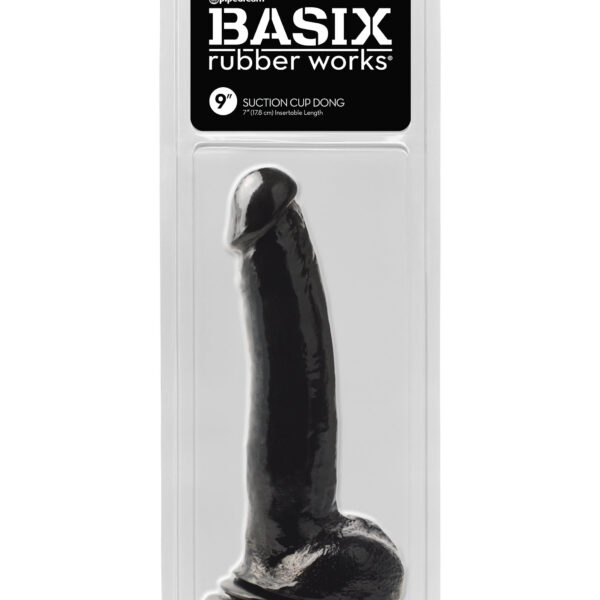 Basix Rubber Works 9 Inch Suction Cup Thicky - Black