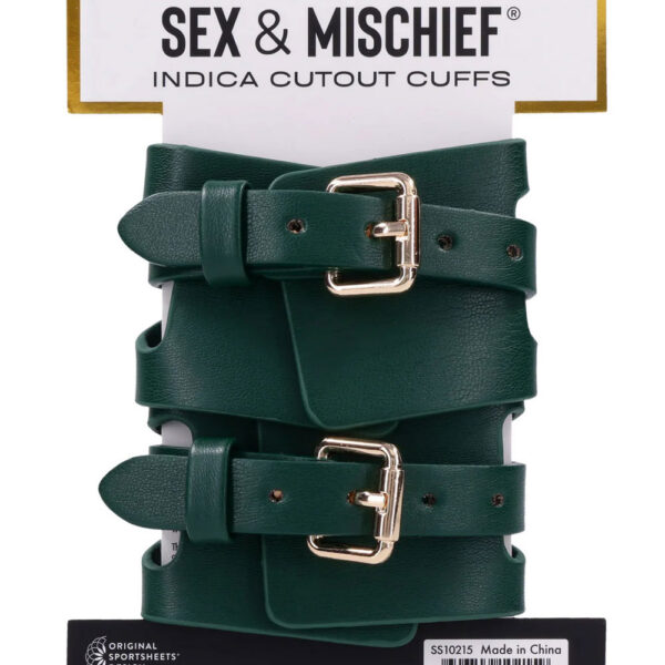 Indica Cutout Cuffs - Green