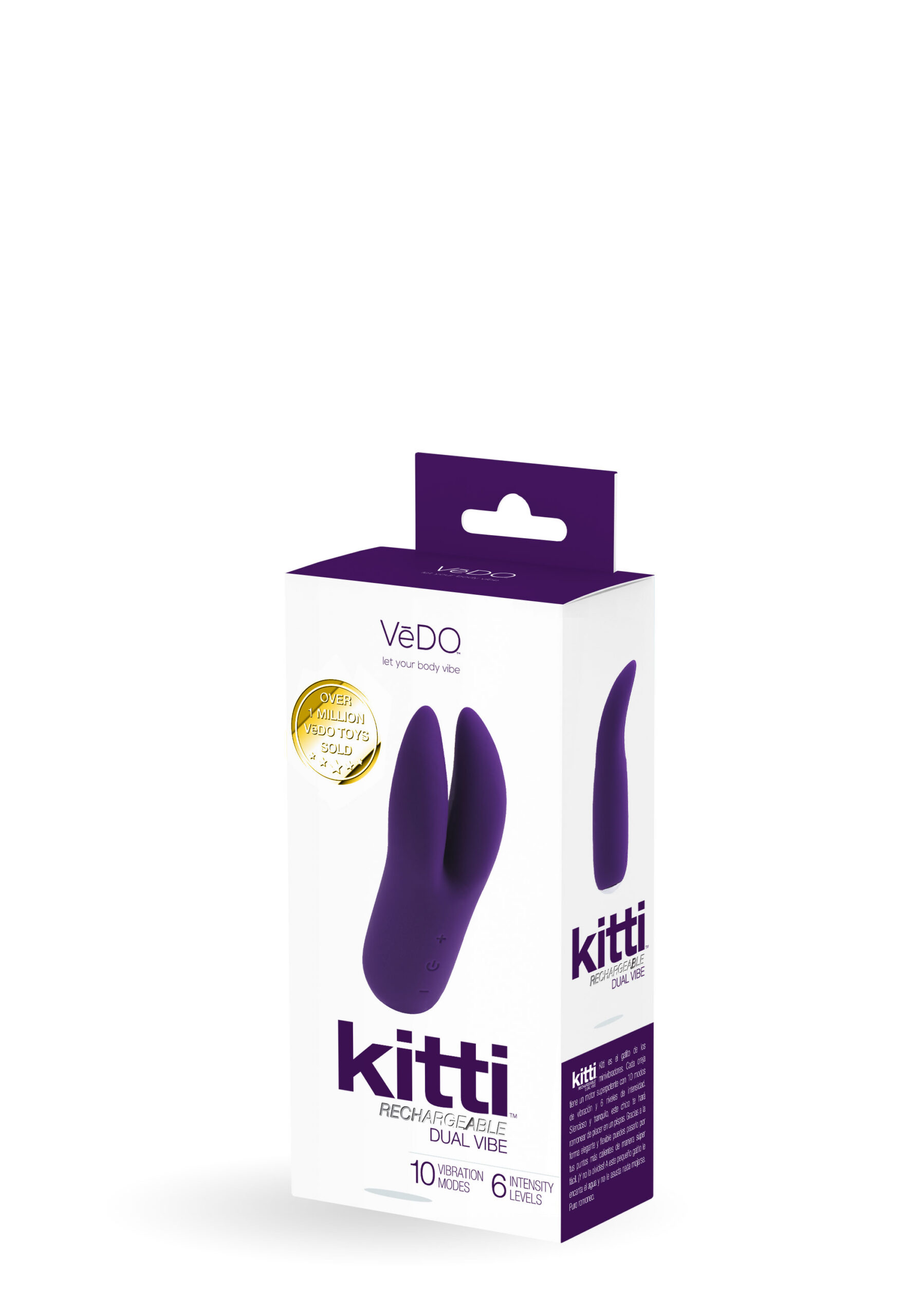 Kitti Rechargeable Dual Vibe - Deep Purple