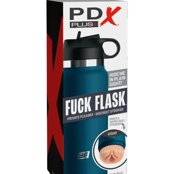 Fuck Flask - Private Pleaser - Blue Bottle - Light