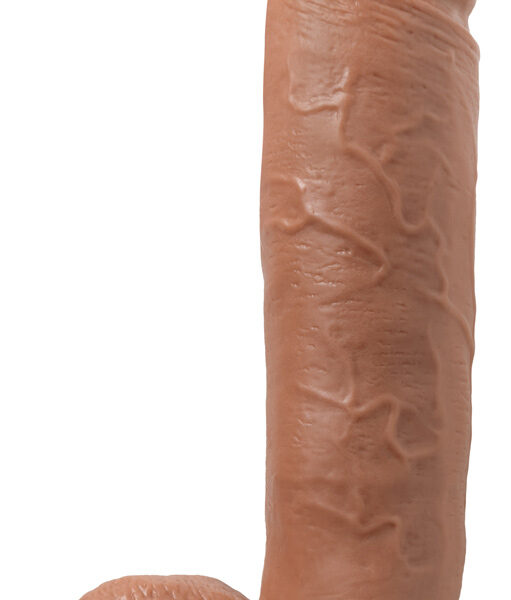 Au Naturel - Huge - 10 Inch Dildo - Mocha