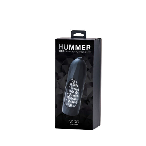 Hummer Max Stimulation Vibrating Sleeve - Black Pearl