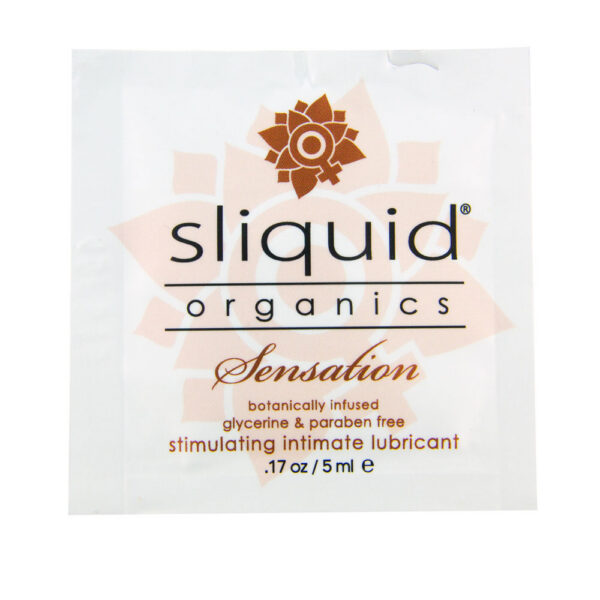 Sliquid Organics Sensation - 200 Count Case - .17 Oz./ 5ml Foils