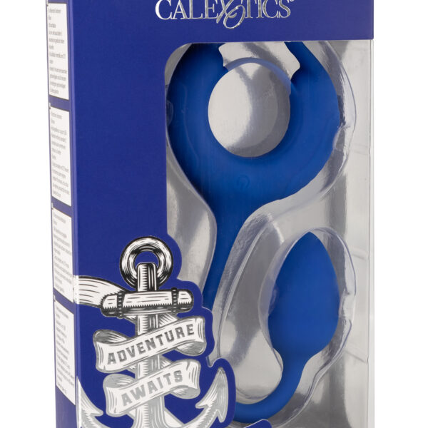 Admiral Plug and Play Weighted Cock Ring - Blue