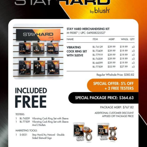 Stay Hard Merchandising Kit
