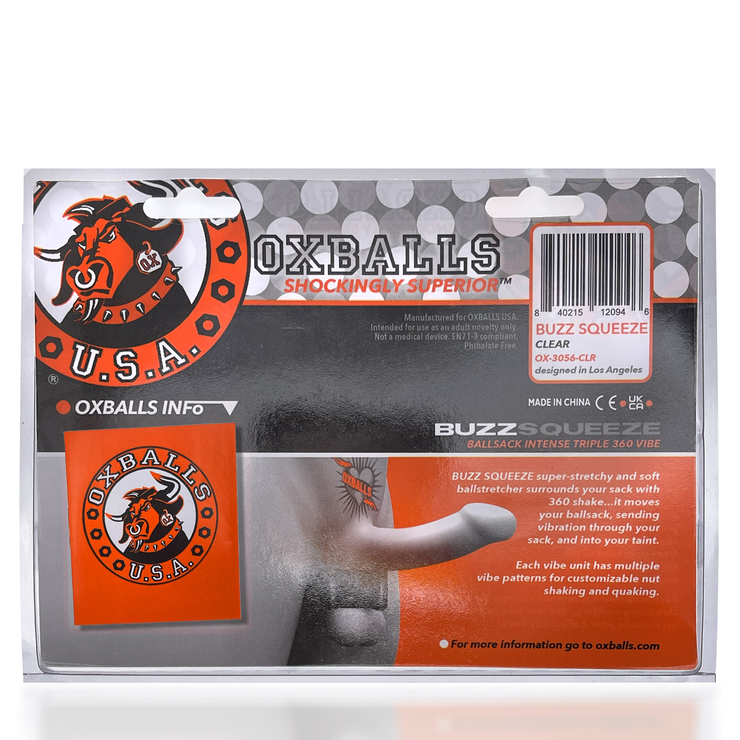 Heavy Squeeze Ballstretcher - Clear