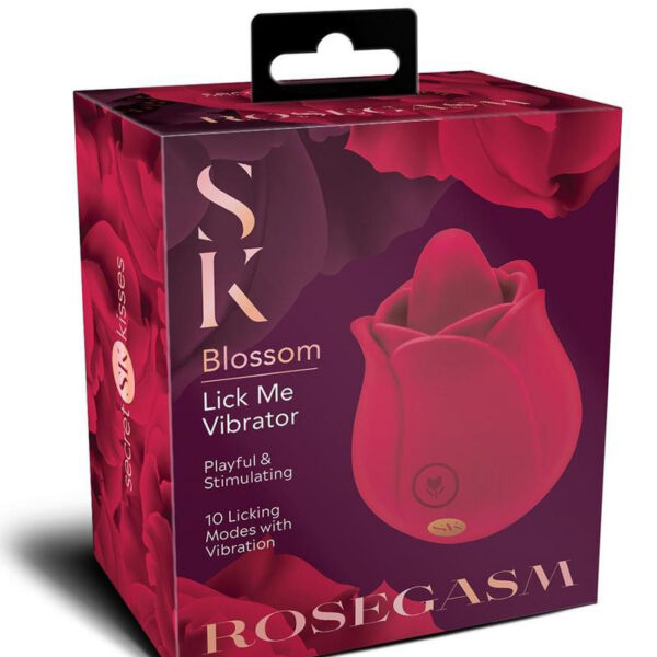 Secret Kisses Rosegasm Rose Blossom Licker - Red