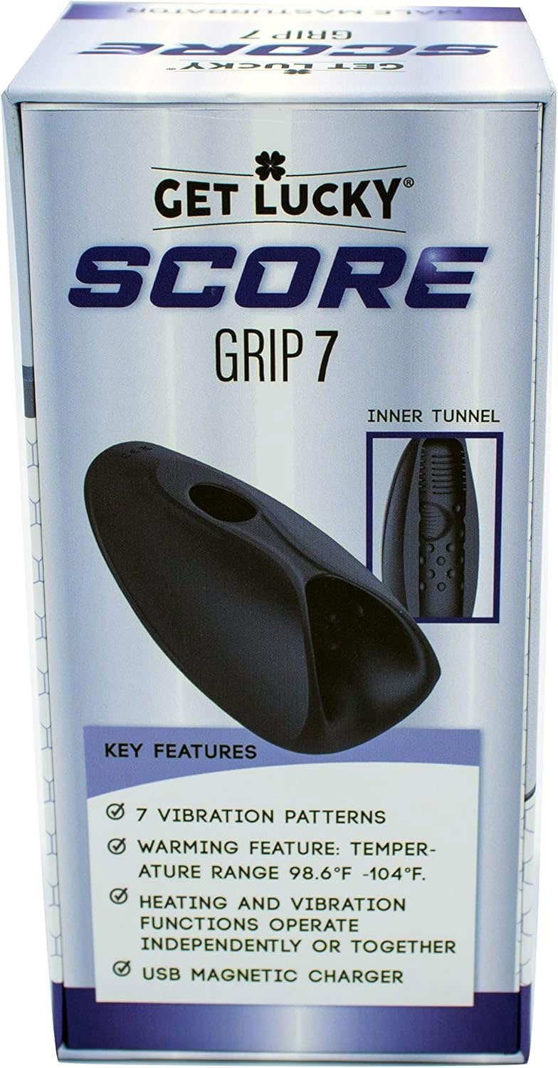 Get Lucky Score Grip 7 Warming and Vibrating Masturbator