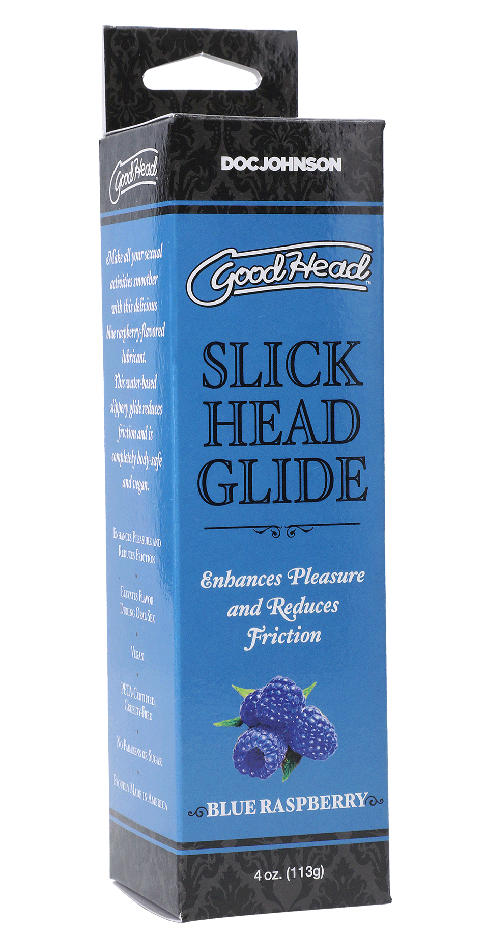 Goodhead - Slick Head Glide - Blue Raspberry - 4 Oz.