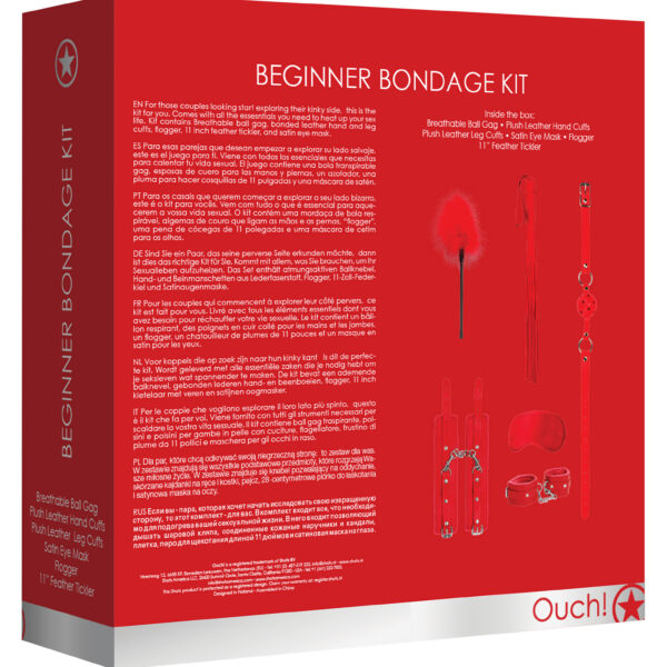 Beginners Bondage Kit - Red