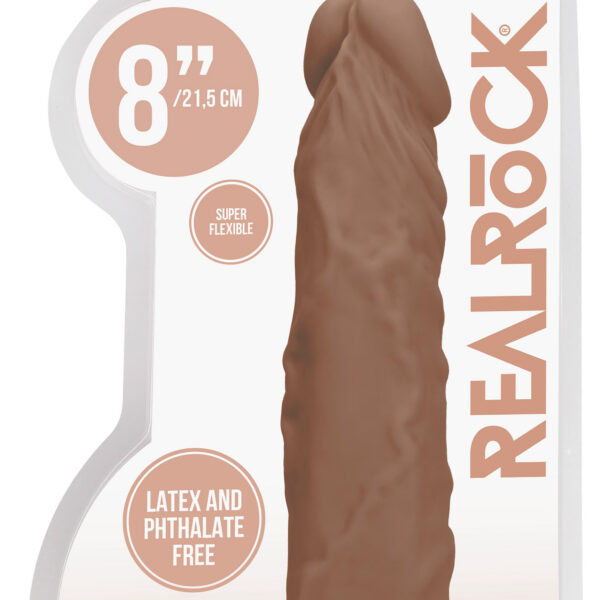 8 Inch Dong Without Testicles - Tan