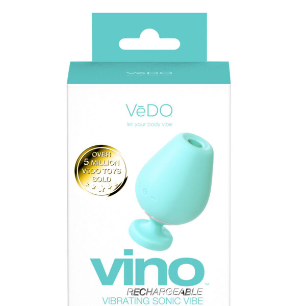 Vino Rechargeable Vibrating Sonic Vibe - Turquoise