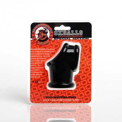 Powersling Cocksling With Ballstretcher - Black
