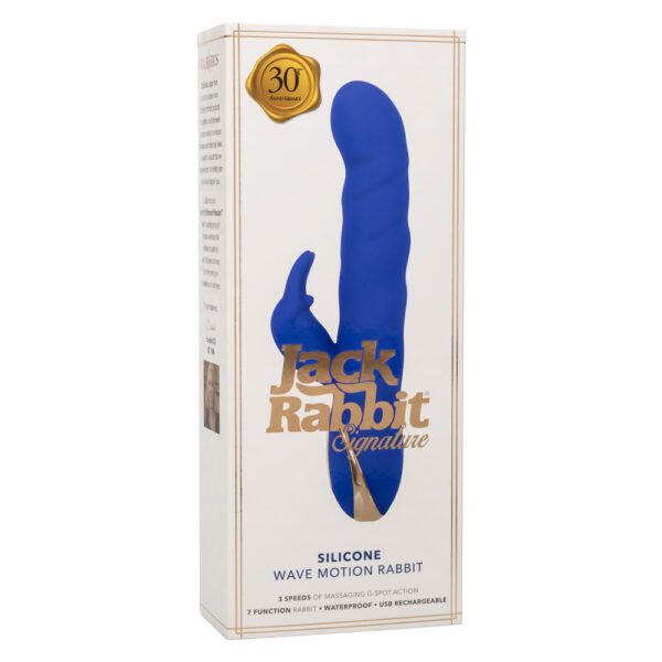 Jack Rabbit Signature Silicone Wave Motion Rabbit - Blue